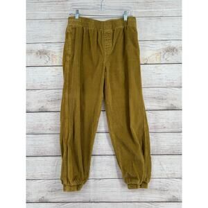 Urban Outfitters Corduroy Jogger Pants Mens Small Brown Pull On Elastic Waist